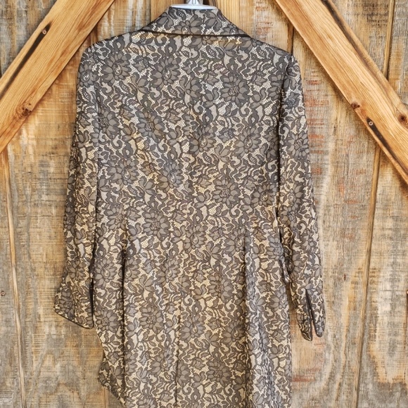 Bisou Bisou Michele Bohbot Long Black Jacket - Picture 6 of 8